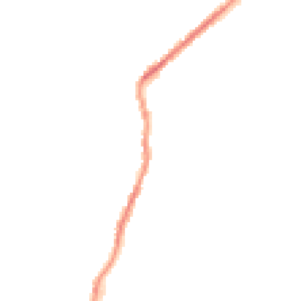 Night-time road noise heatmap for BD20 0AL