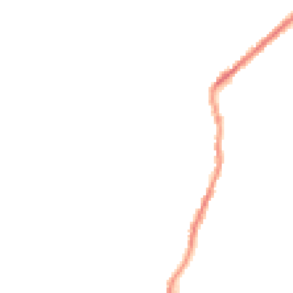 Night-time road noise heatmap for BD20 0AP