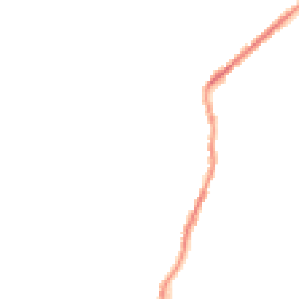 Night-time road noise heatmap for BD20 0AR