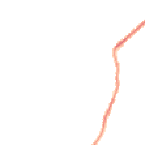 Night-time road noise heatmap for BD20 0AS