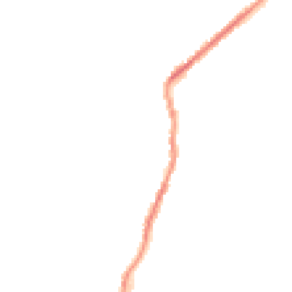 Night-time road noise heatmap for BD20 0AW