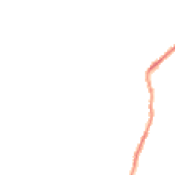 Night-time road noise heatmap for BD20 0AY