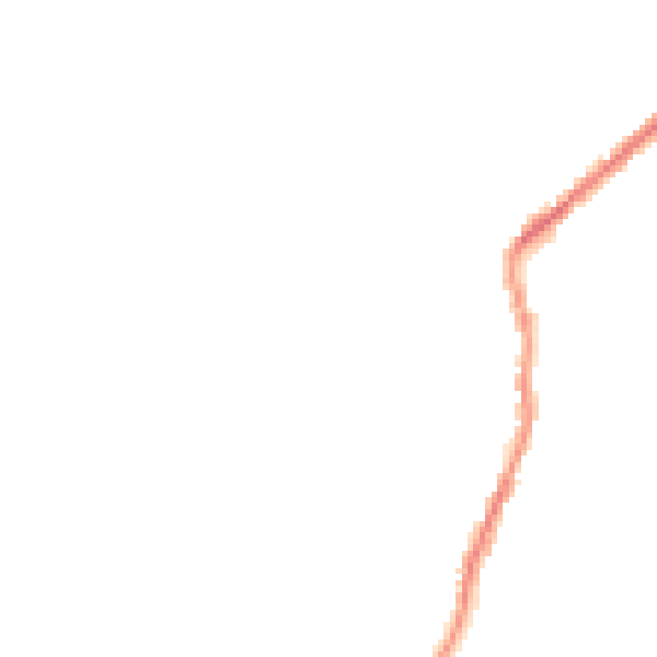Night-time road noise heatmap for BD20 0BA