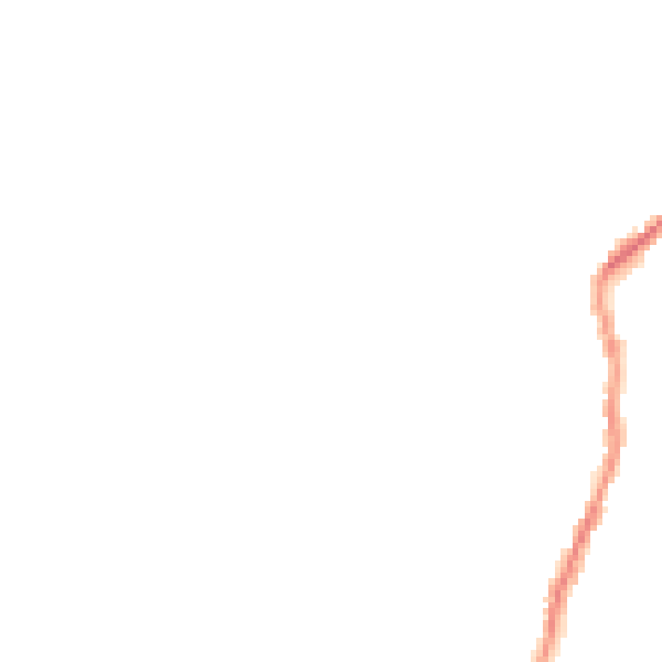 Night-time road noise heatmap for BD20 0BD