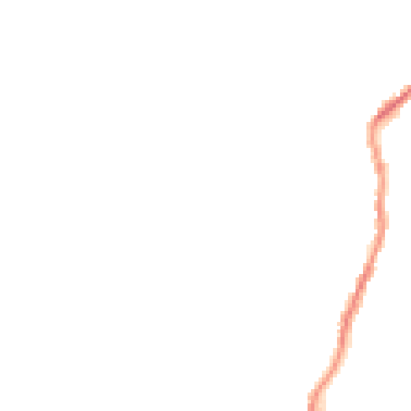 Night-time road noise heatmap for BD20 0BG