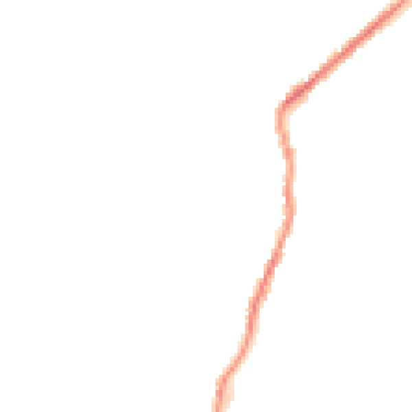 Night-time road noise heatmap for BD20 0DP