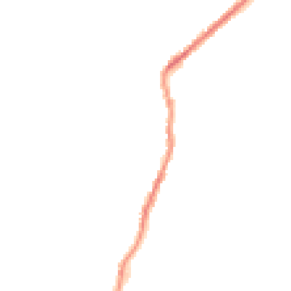 Night-time road noise heatmap for BD20 0DR