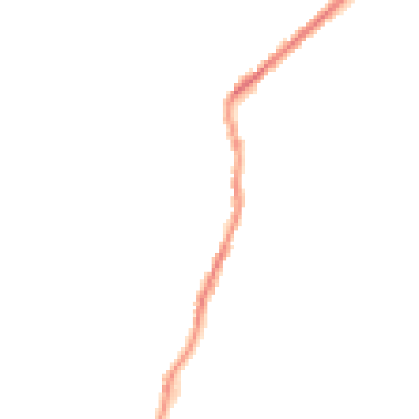 Night-time road noise heatmap for BD20 0DS