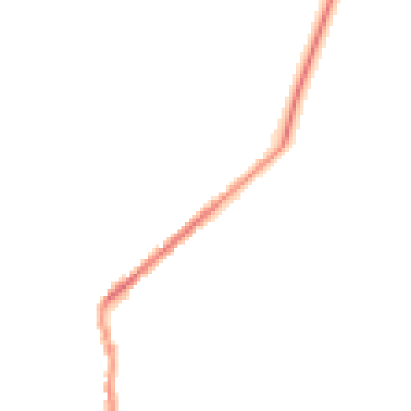 Night-time road noise heatmap for BD20 0JT
