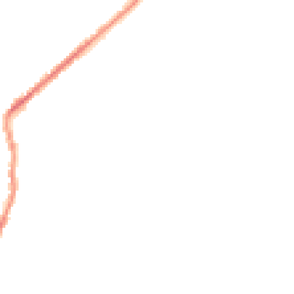 Night-time road noise heatmap for BD20 0JW