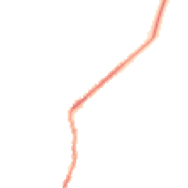 Night-time road noise heatmap for BD20 0JY