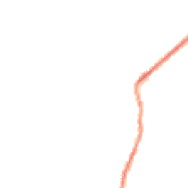 Night-time road noise heatmap for BD20 0PR