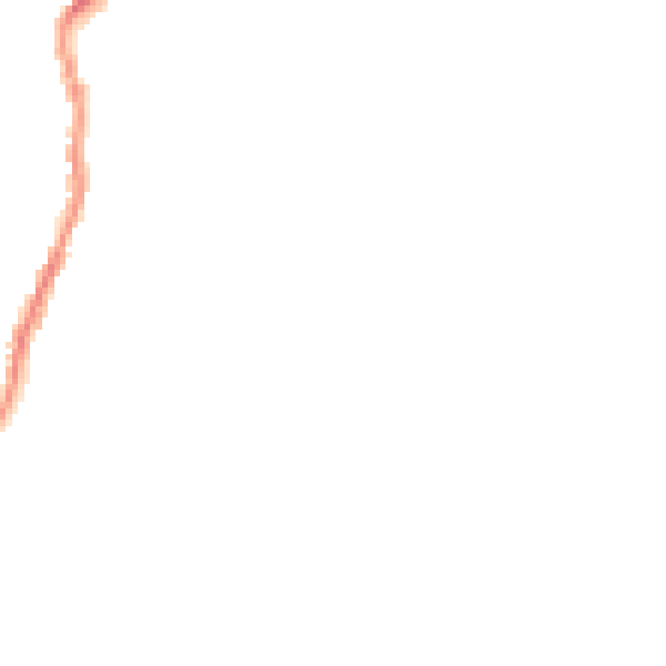 Night-time road noise heatmap for BD20 0QQ