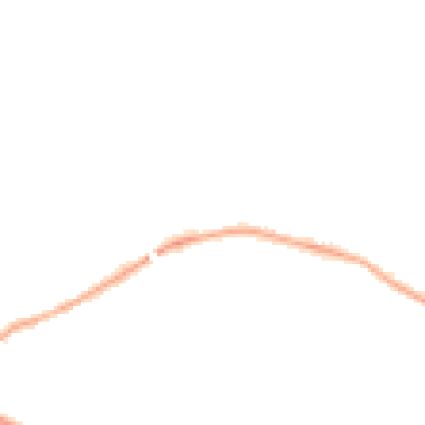 Night-time road noise heatmap for BD20 5AT