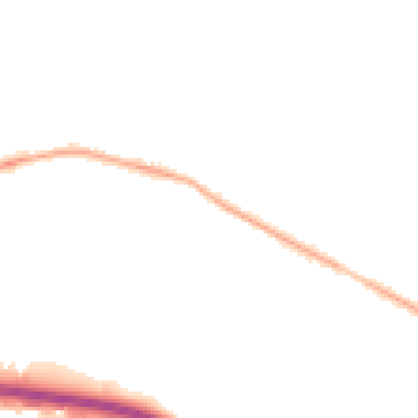 Night-time road noise heatmap for BD20 5JJ