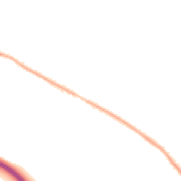 Night-time road noise heatmap for BD20 5JX