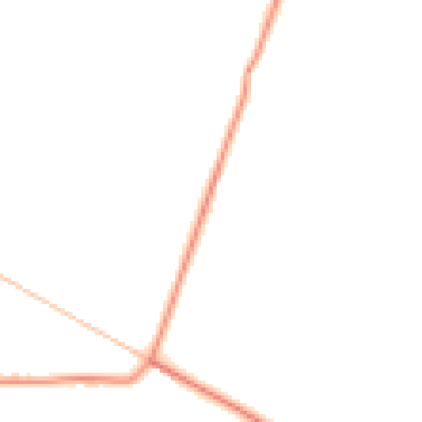 Daytime road noise heatmap for BD20 5RB