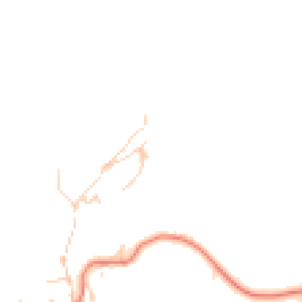 Daytime road noise heatmap for BD20 5UD