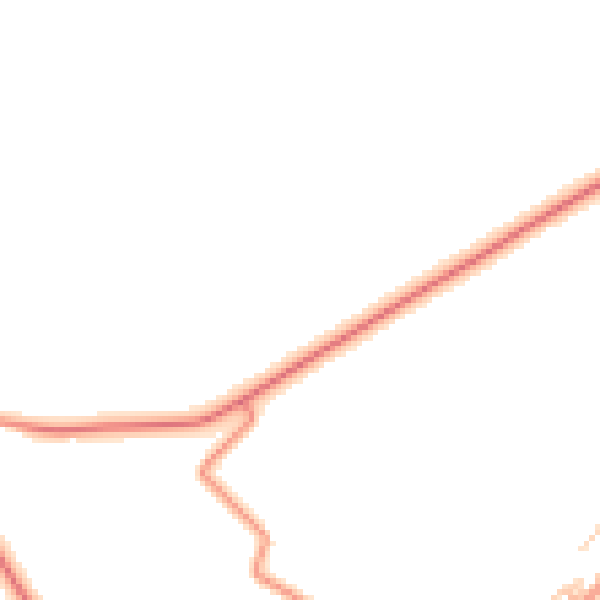 Daytime road noise heatmap for BD20 6QY
