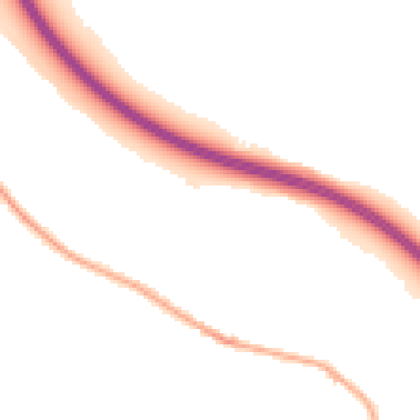 Night-time road noise heatmap for BD20 6UG