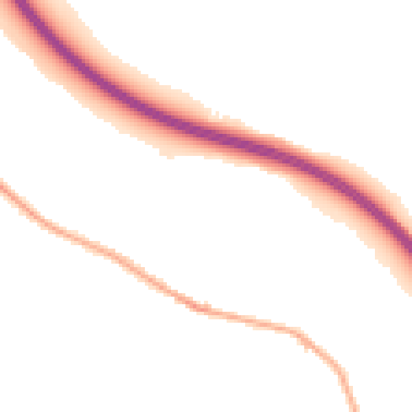Night-time road noise heatmap for BD20 6UL