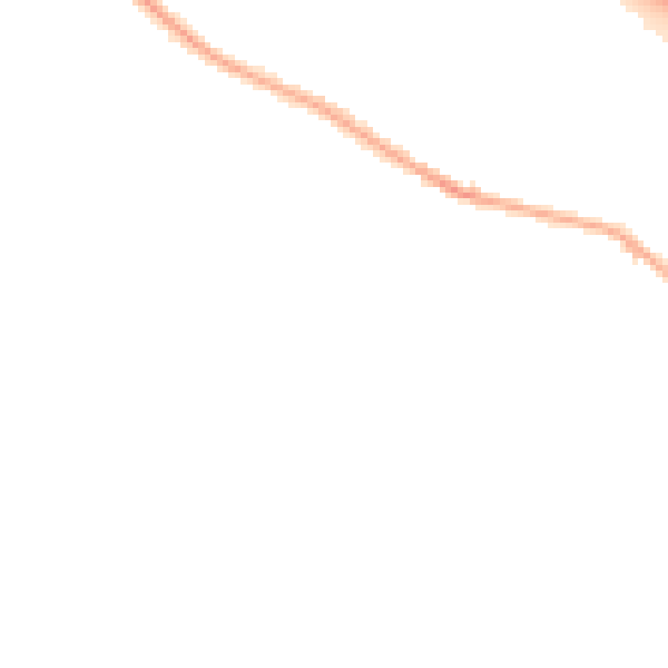 Night-time road noise heatmap for BD20 6UR