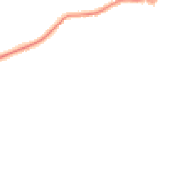 Night-time road noise heatmap for BD20 7AN
