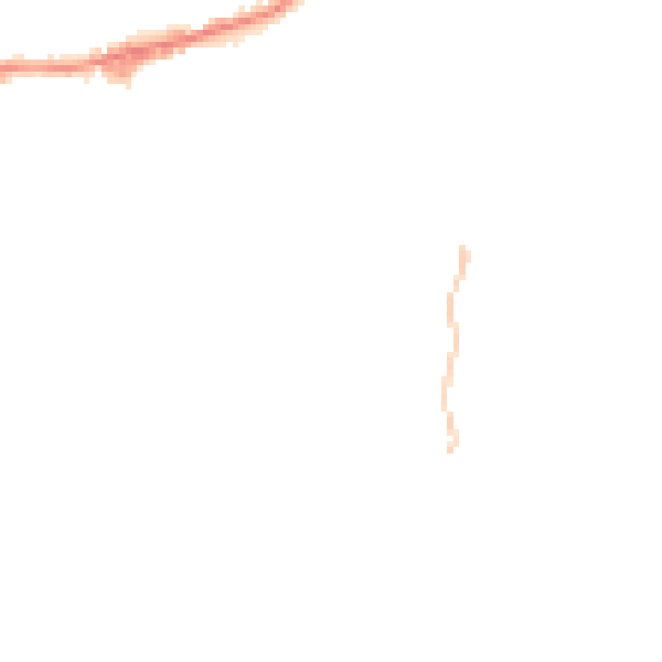Night-time road noise heatmap for BD20 7QS