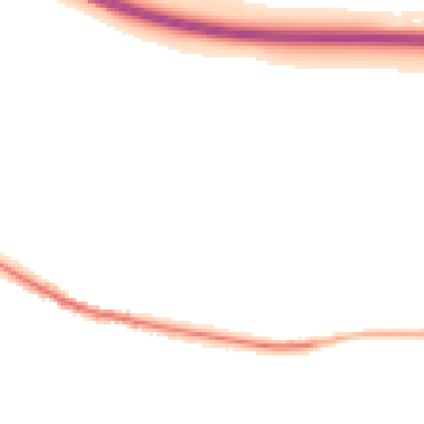 Night-time road noise heatmap for BD20 8DN