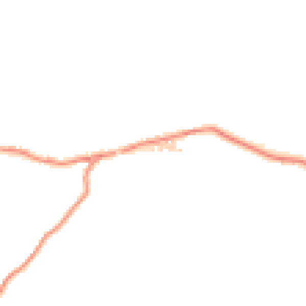 Daytime road noise heatmap for BD20 8ER