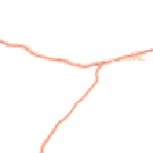 Daytime road noise heatmap for BD20 8EU