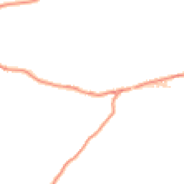 Daytime road noise heatmap for BD20 8EY