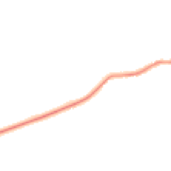 Night-time road noise heatmap for BD20 8FJ
