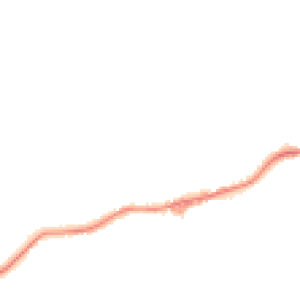 Night-time road noise heatmap for BD20 8FU