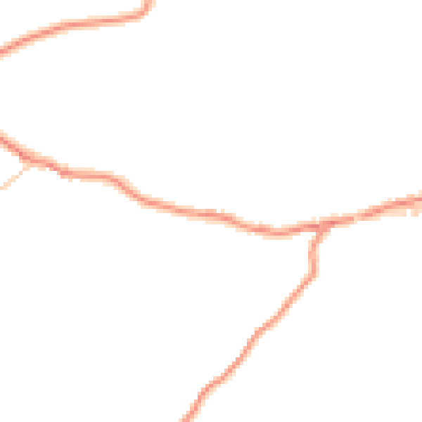 Daytime road noise heatmap for BD20 8HA