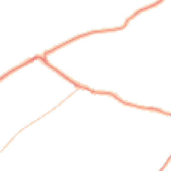 Daytime road noise heatmap for BD20 8HE