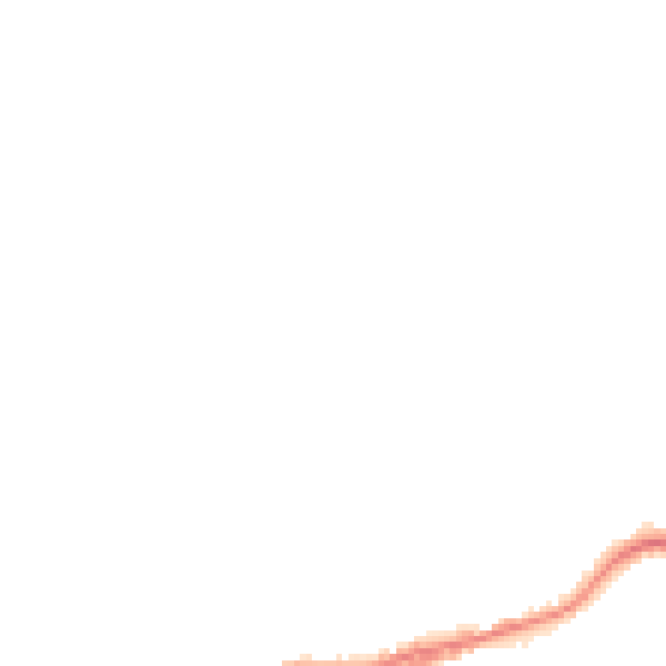 Night-time road noise heatmap for BD20 8JN