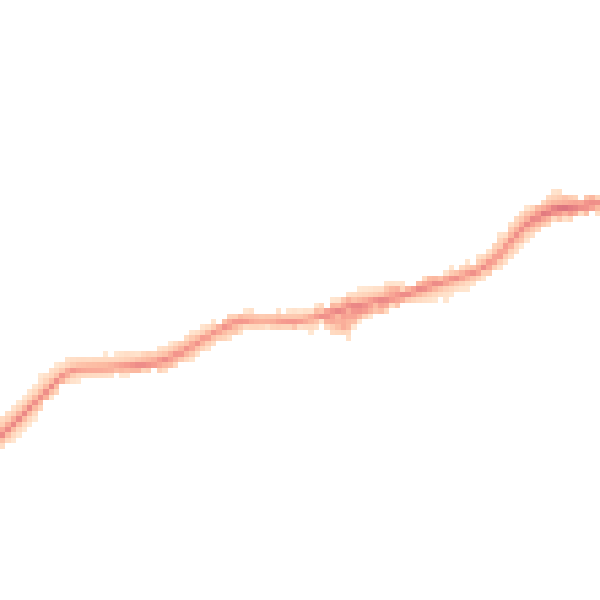Night-time road noise heatmap for BD20 8QN