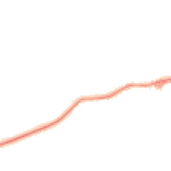 Night-time road noise heatmap for BD20 8RA