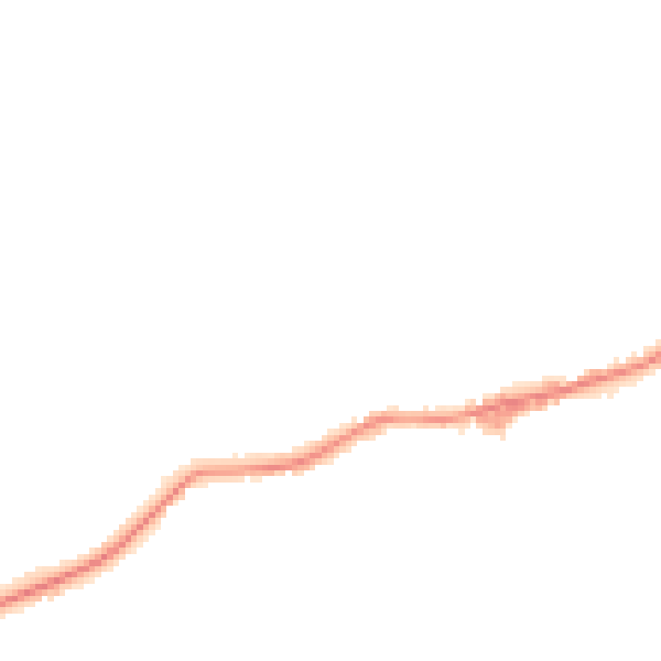 Night-time road noise heatmap for BD20 8RN