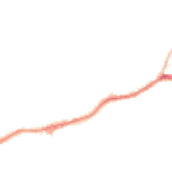 Night-time road noise heatmap for BD20 8RY