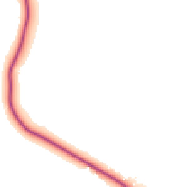 Night-time road noise heatmap for BD20 9BW
