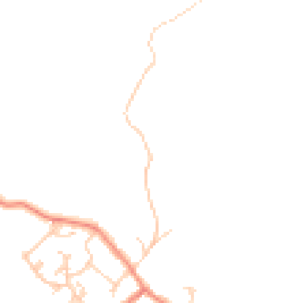 Daytime road noise heatmap for BD20 9ES