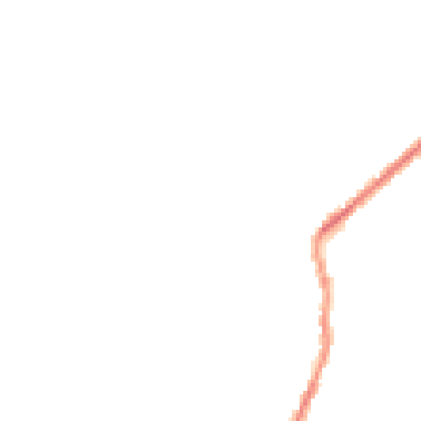 Night-time road noise heatmap for BD20 9LH
