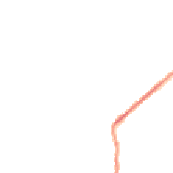 Night-time road noise heatmap for BD20 9LT