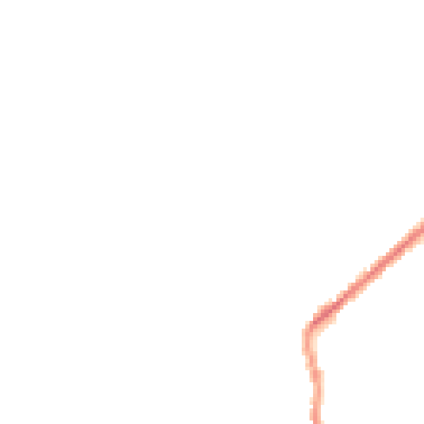 Night-time road noise heatmap for BD20 9LU