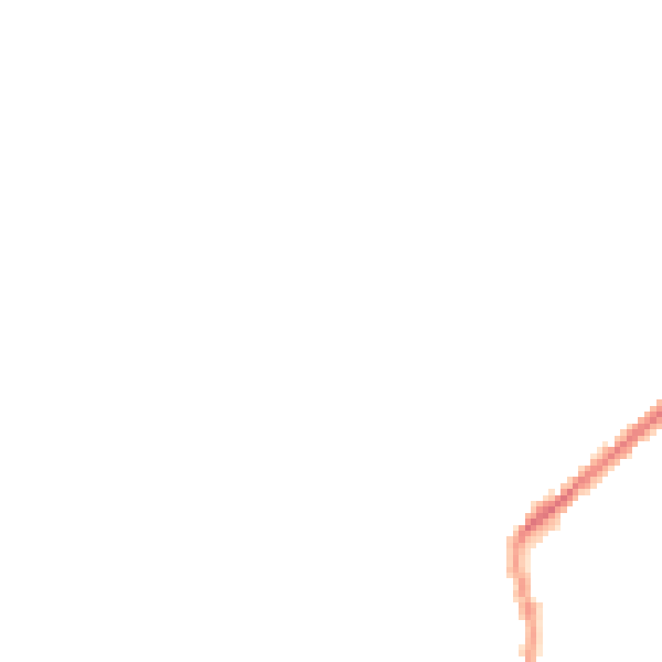 Night-time road noise heatmap for BD20 9LX