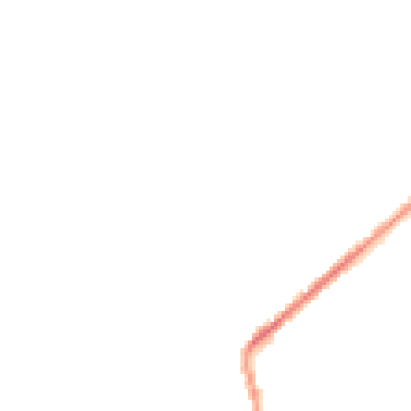 Night-time road noise heatmap for BD20 9LY