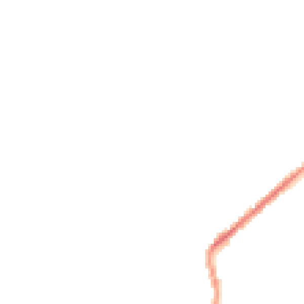 Night-time road noise heatmap for BD20 9LZ