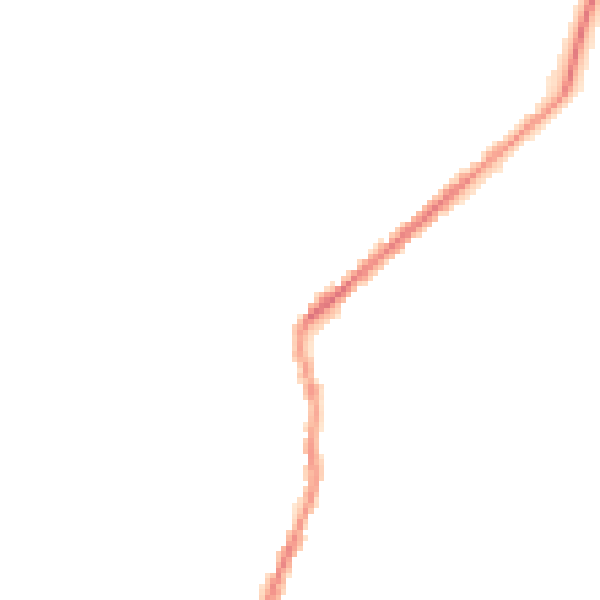 Night-time road noise heatmap for BD20 9ND